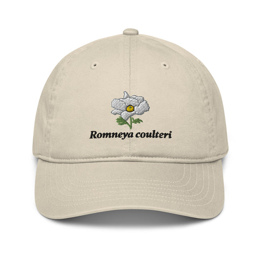 Romneya coulteri hat (100% organic cotton hat)
